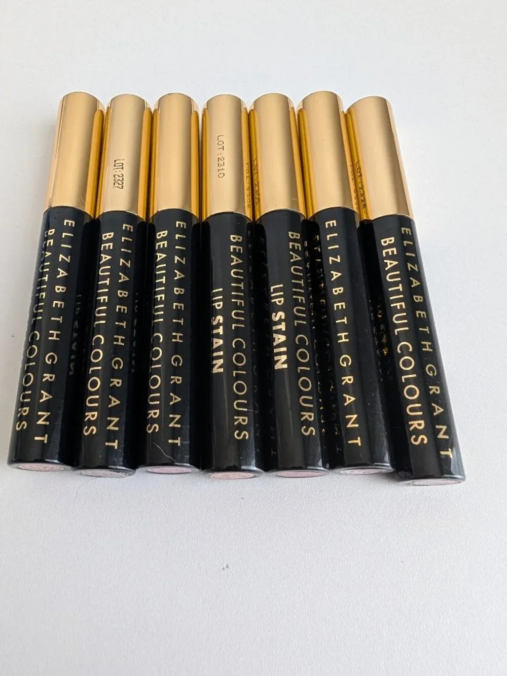 Elizabeth Grant Beautiful Colors Lip Stain 4ml Lot of 7 NOS Assorted Colors